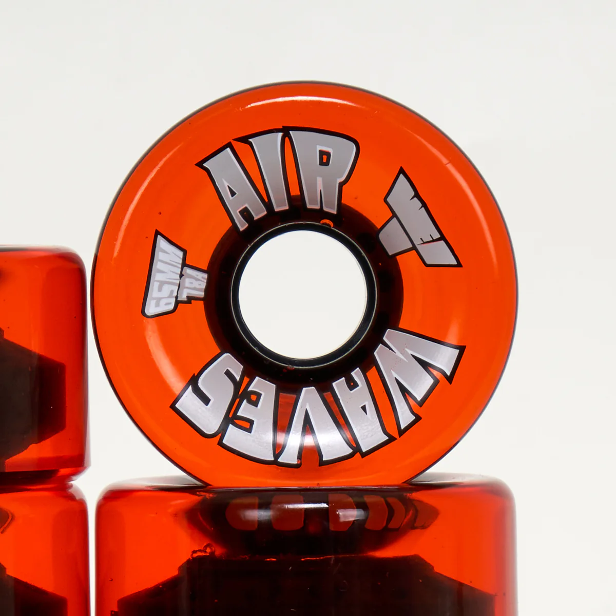 Airwaves 65mm/78a Wheels - Clear Orange - Image 4