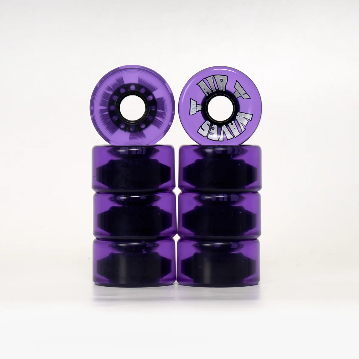 Airwaves 65mm/78a Wheels - Clear Purple - Image 3
