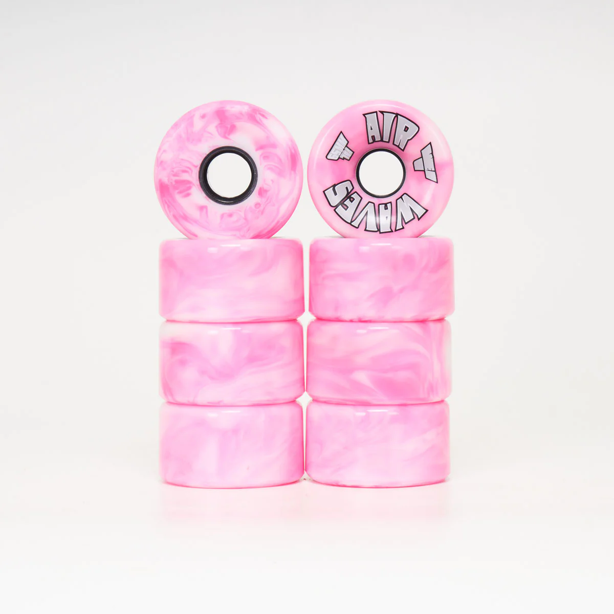 Airwaves 65mm/78a Wheels - Pink/White Marble - Image 2