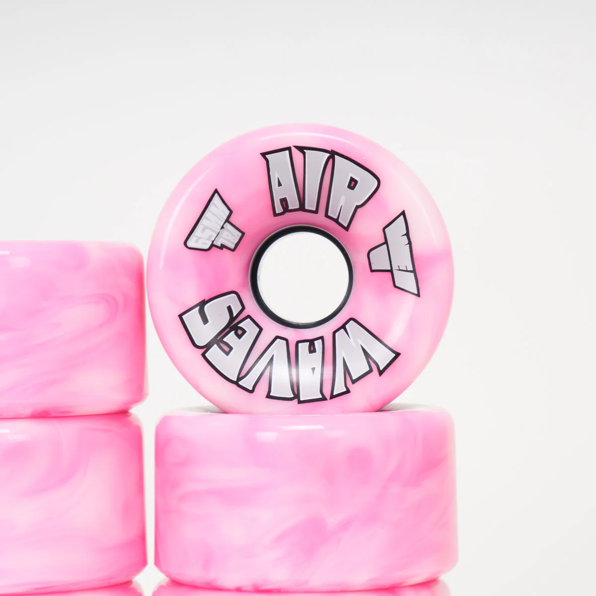 Airwaves 65mm/78a Wheels - Pink/White Marble - Image 4