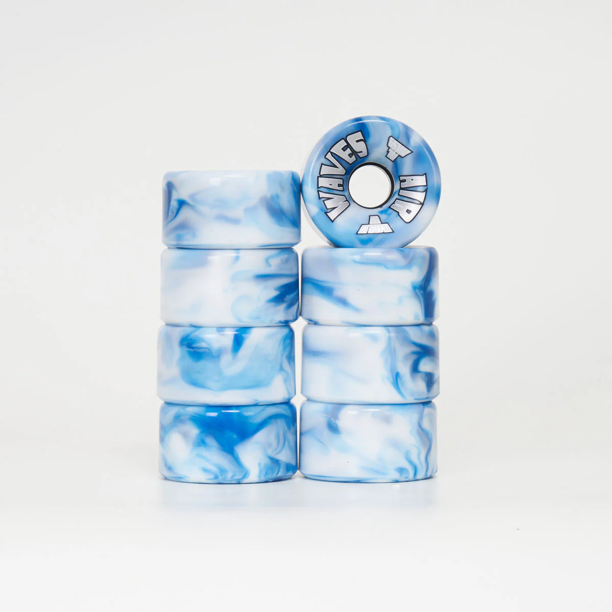 Airwaves - Blue & White Swirl