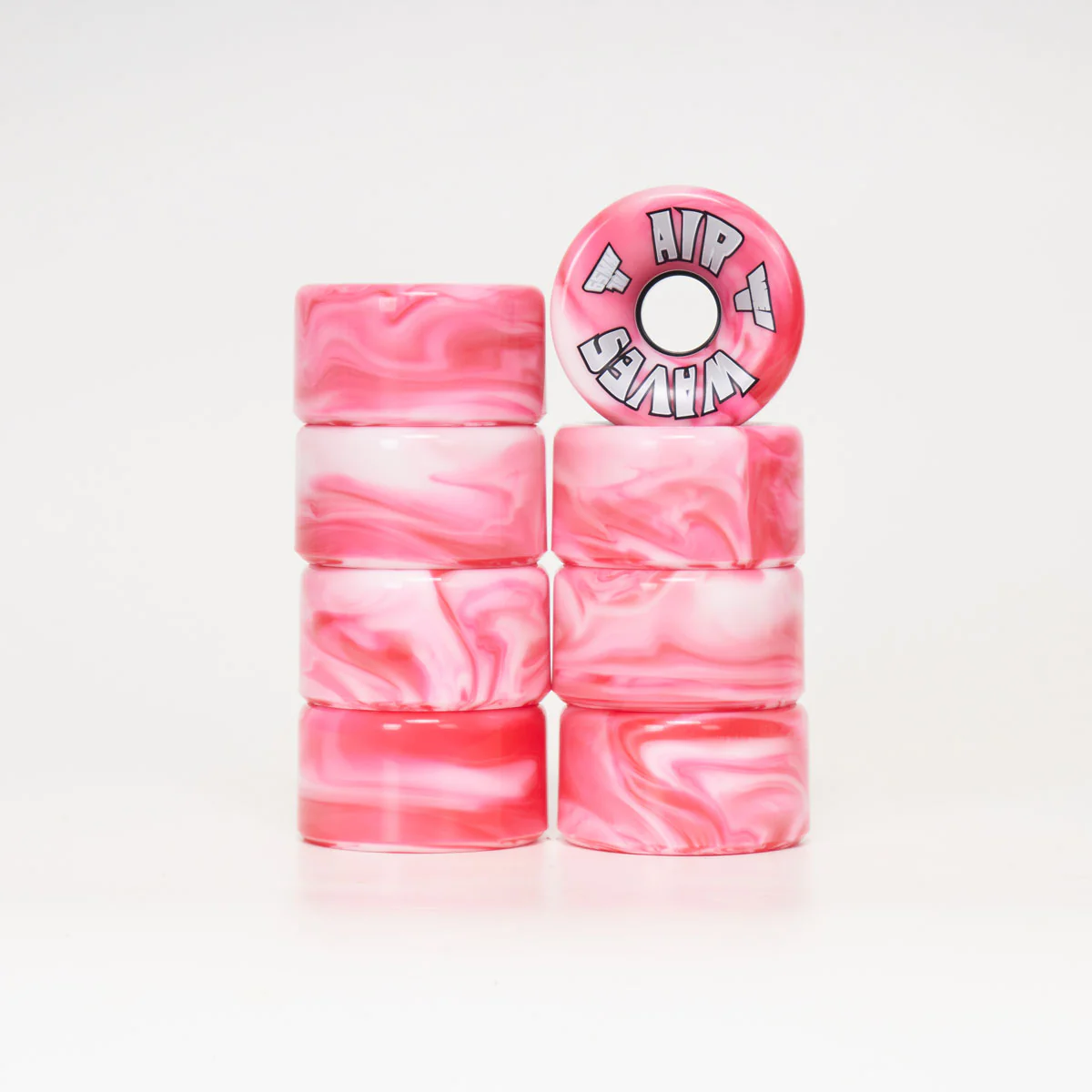 Airwaves - Red & White Swirl