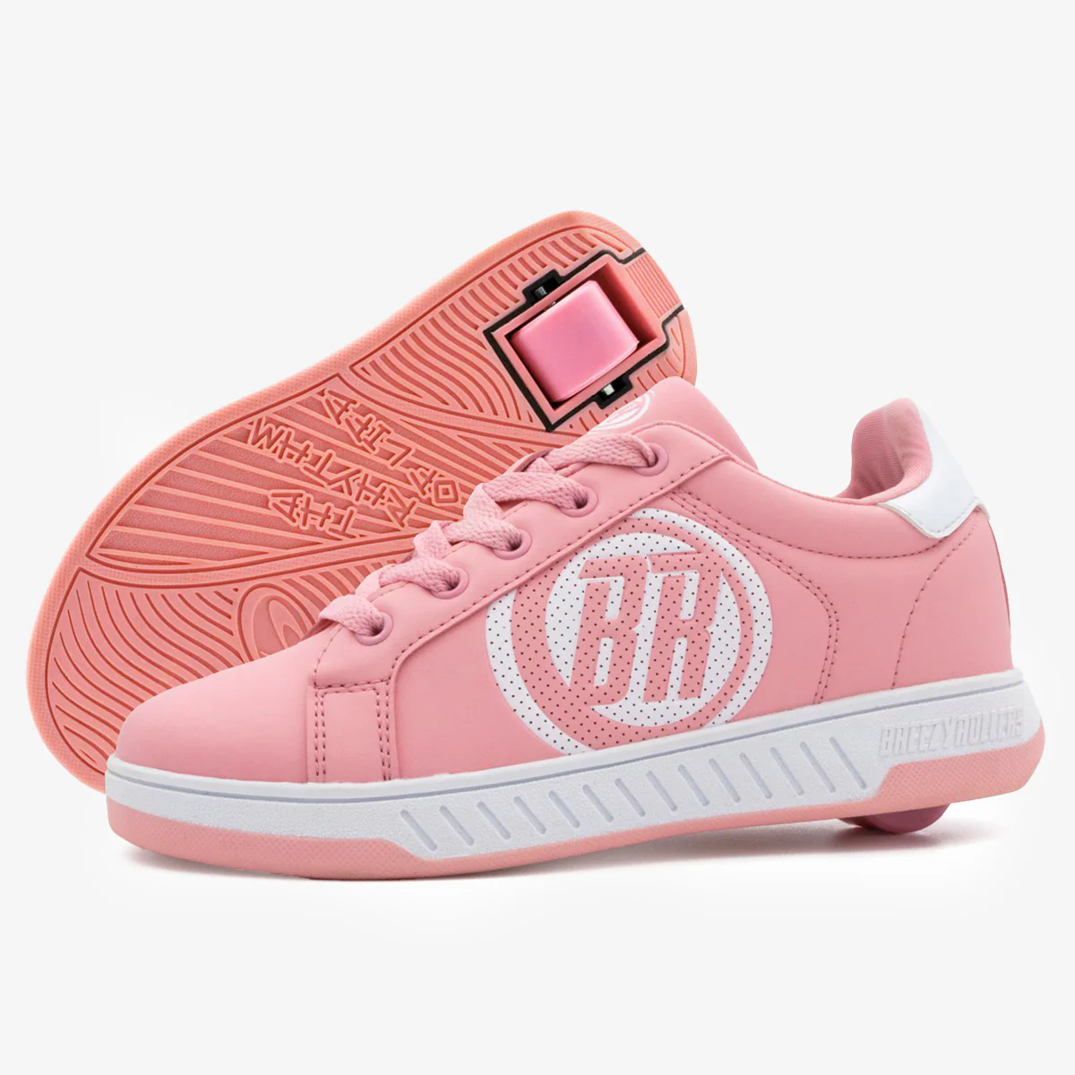 Breezy Rollers Classic - Walk & Roll Shoes (Pink)