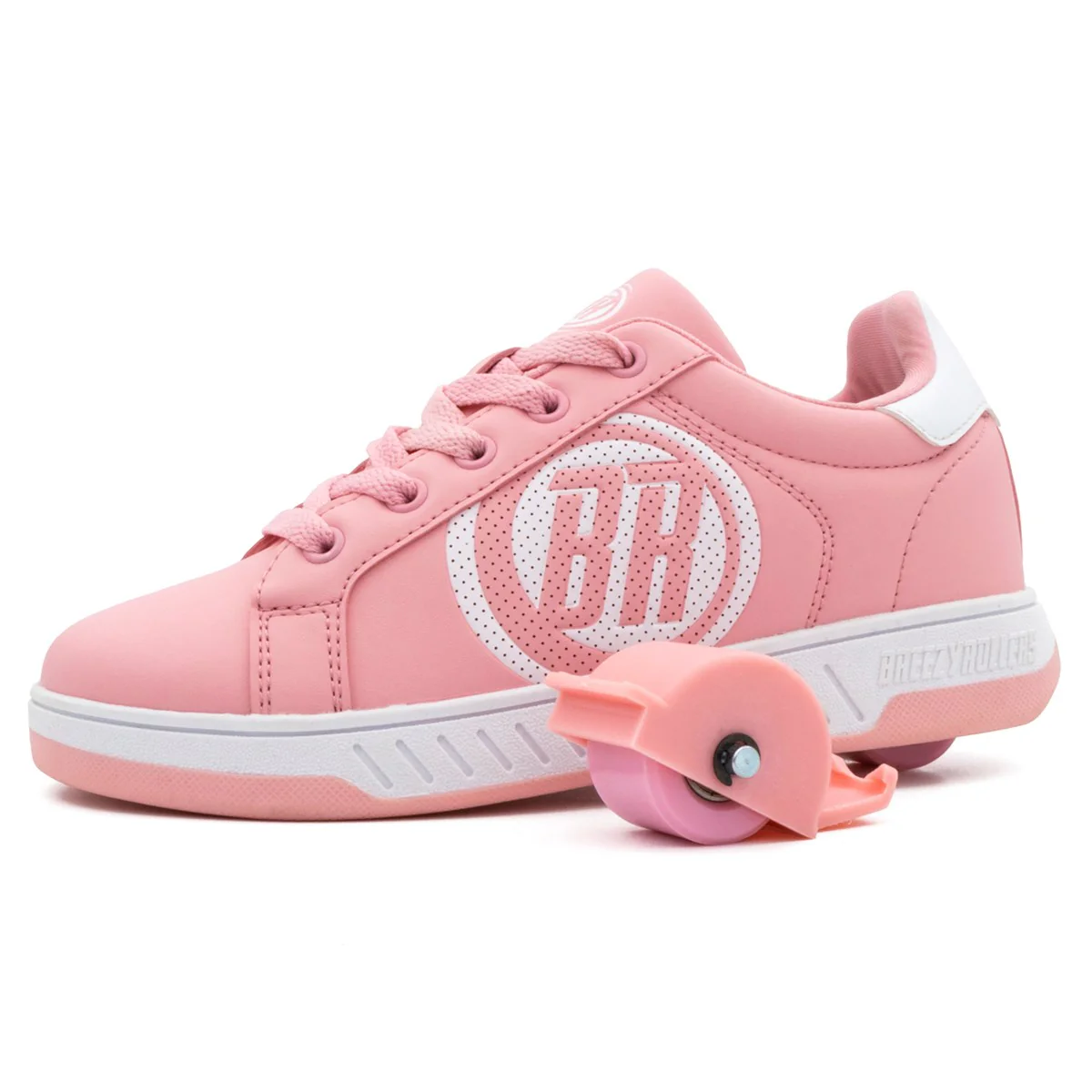 Breezy Rollers Classic - Walk & Roll Shoes (Pink) - Image 3