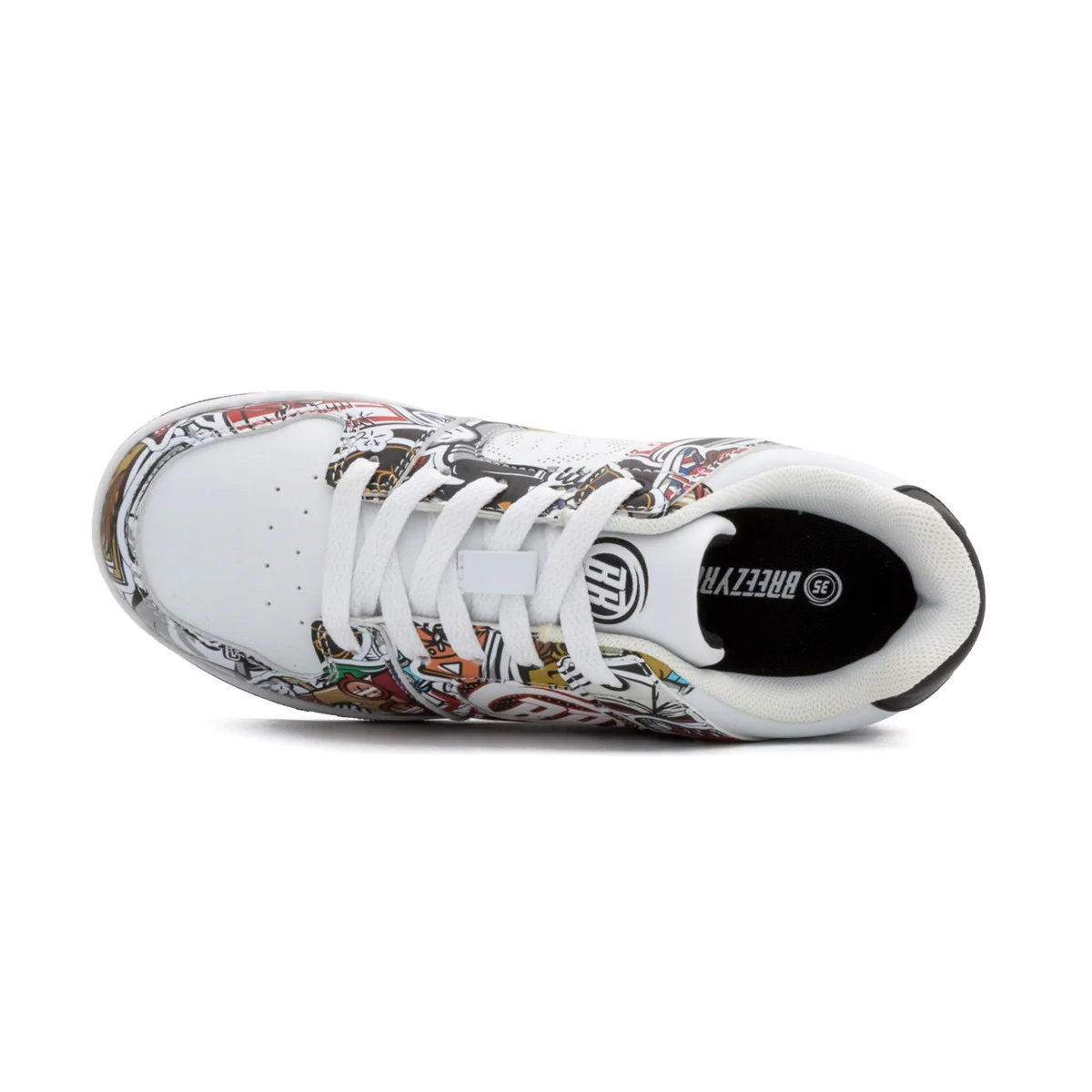 Breezy Rollers Groovy Cartoon - Walk & Roll Shoes - Image 2