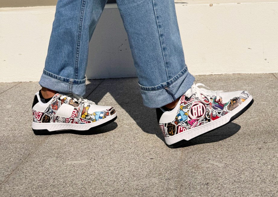 Breezy Rollers Groovy Cartoon - Walk & Roll Shoes - Image 3