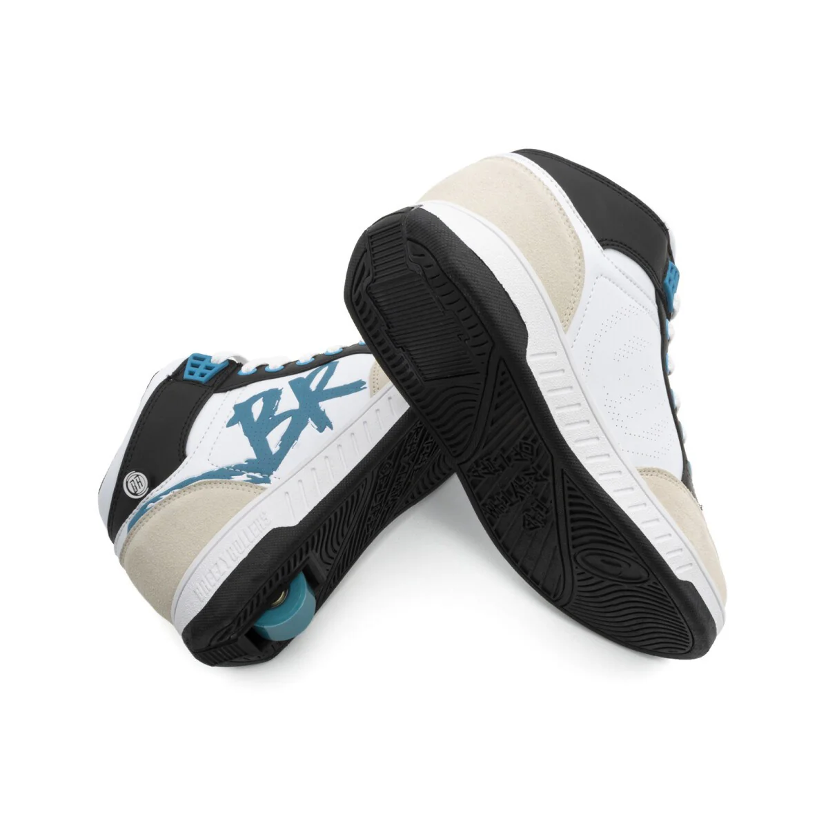 Breezy Rollers Skater - Walk & Roll Shoes (White/Multicoloured) - Image 2