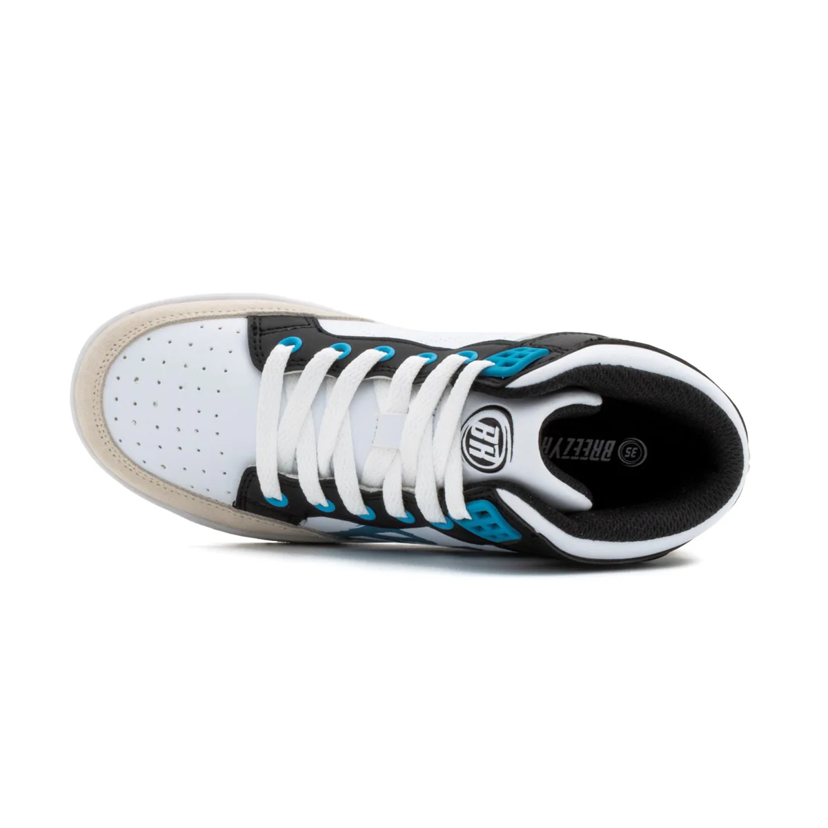 Breezy Rollers Skater - Walk & Roll Shoes (White/Multicoloured) - Image 3