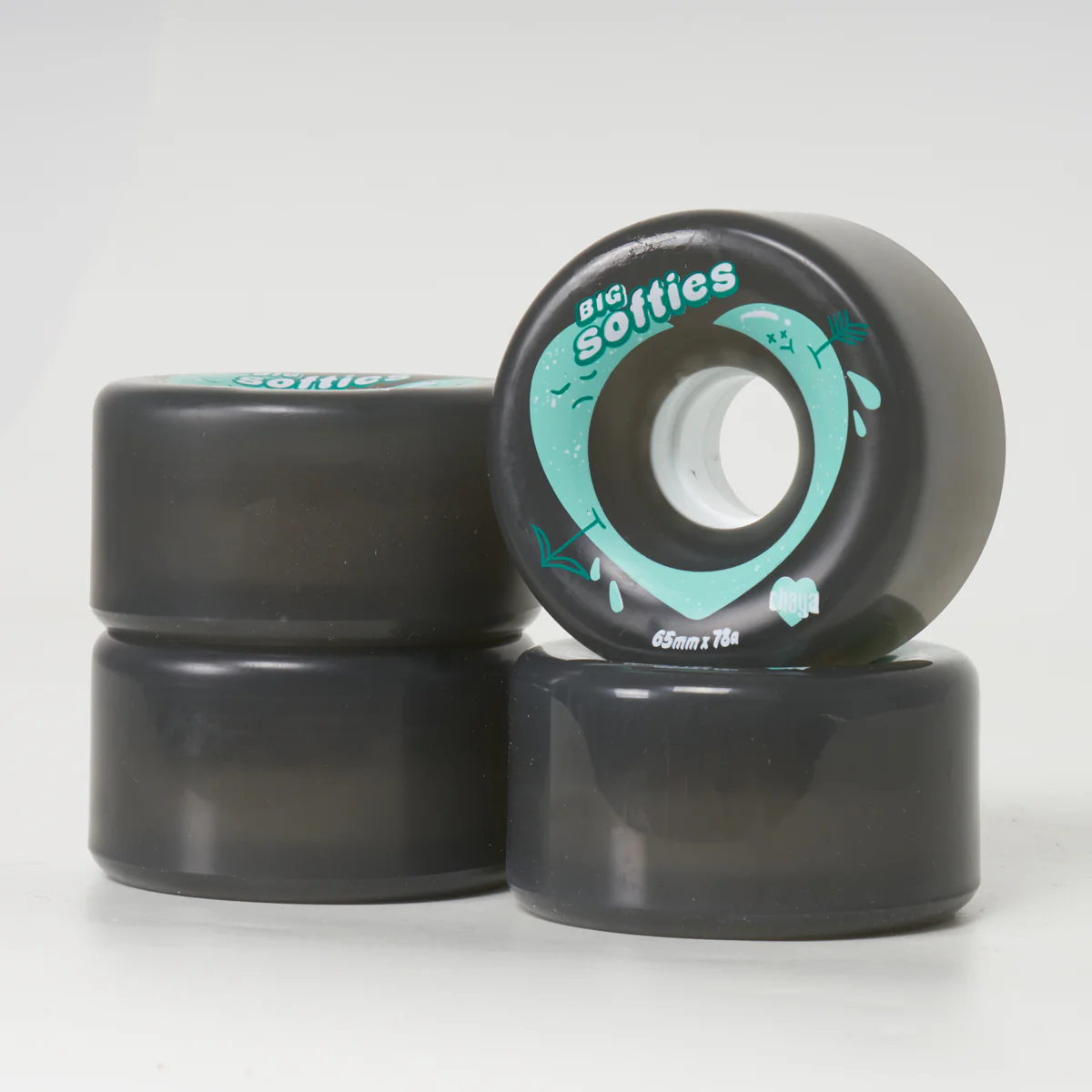 Chaya Big Softies 65mm/78A - Clear Black - Image 2