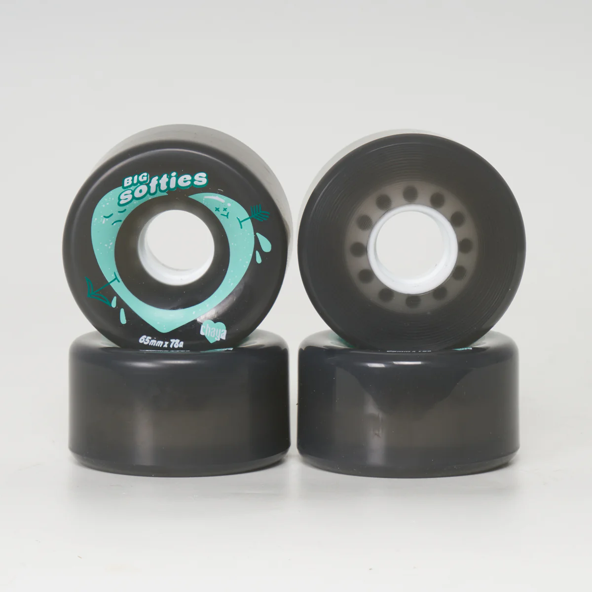 Chaya Big Softies 65mm/78A - Clear Black - Image 3