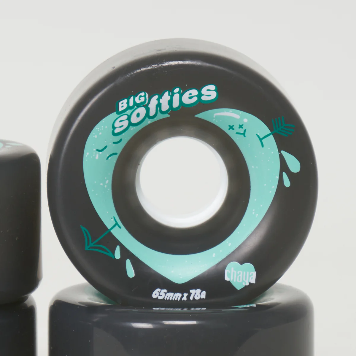 Chaya Big Softies 65mm/78A - Clear Black - Image 4