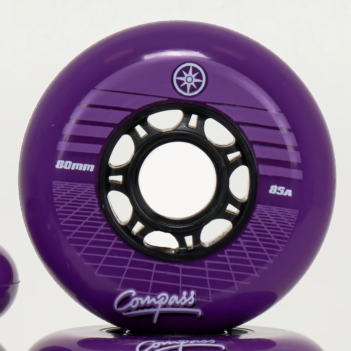Compass Synthwave 80mm Wheels - Purple (8-Set) - Image 4