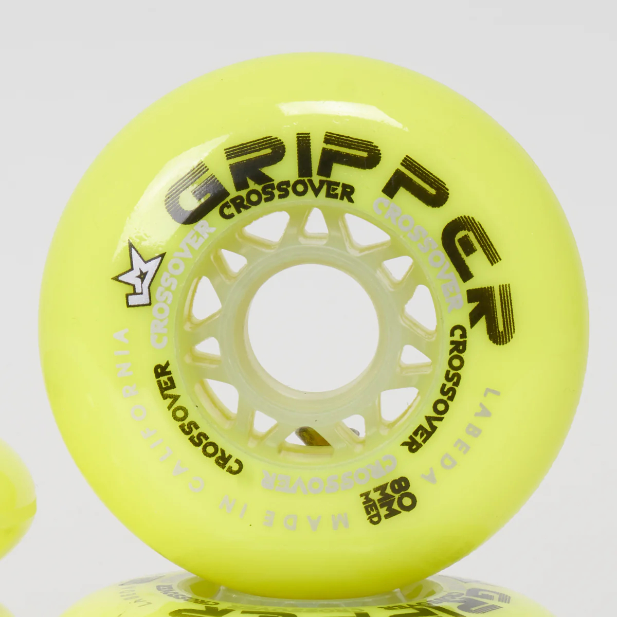 Labeda Gripper Indoor Wheels - Medium Hardness - 72mm / 76mm / 80mm (Indoor/Hockey) - Image 3