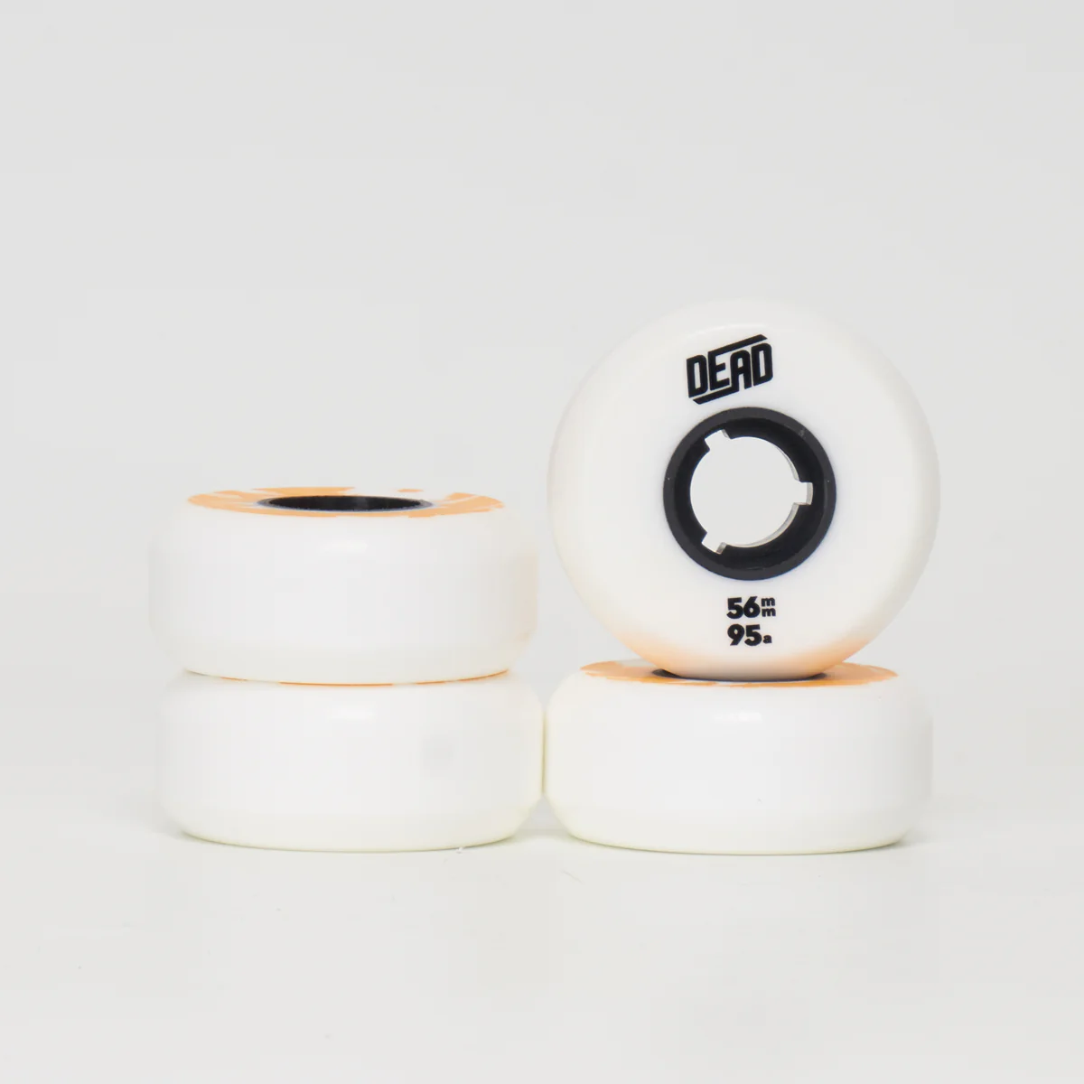 Dead 56mm / 95A Wheels - White - Image 2