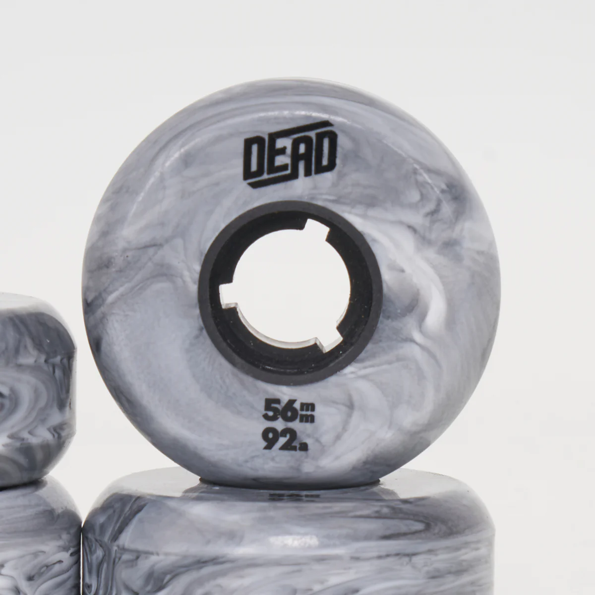 Dead Grey Marble 56mm 92a Wheels - Image 3