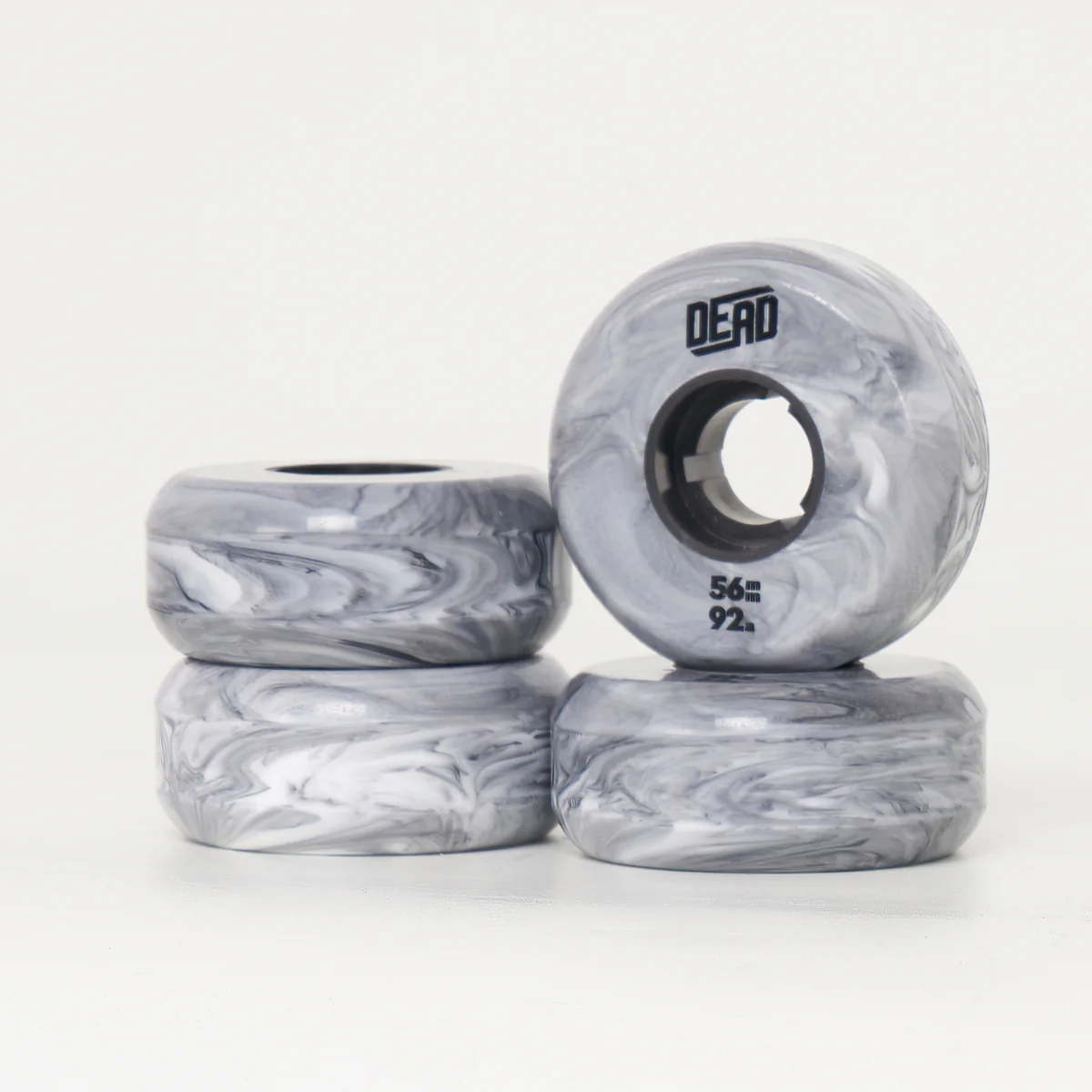 Dead Grey Marble 56mm 92a Wheels - Image 4
