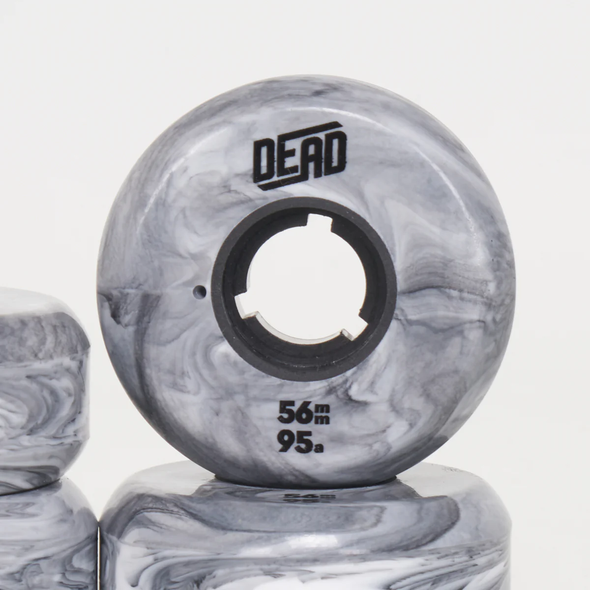 Dead Grey Marble 56mm 95a Wheels - Image 3