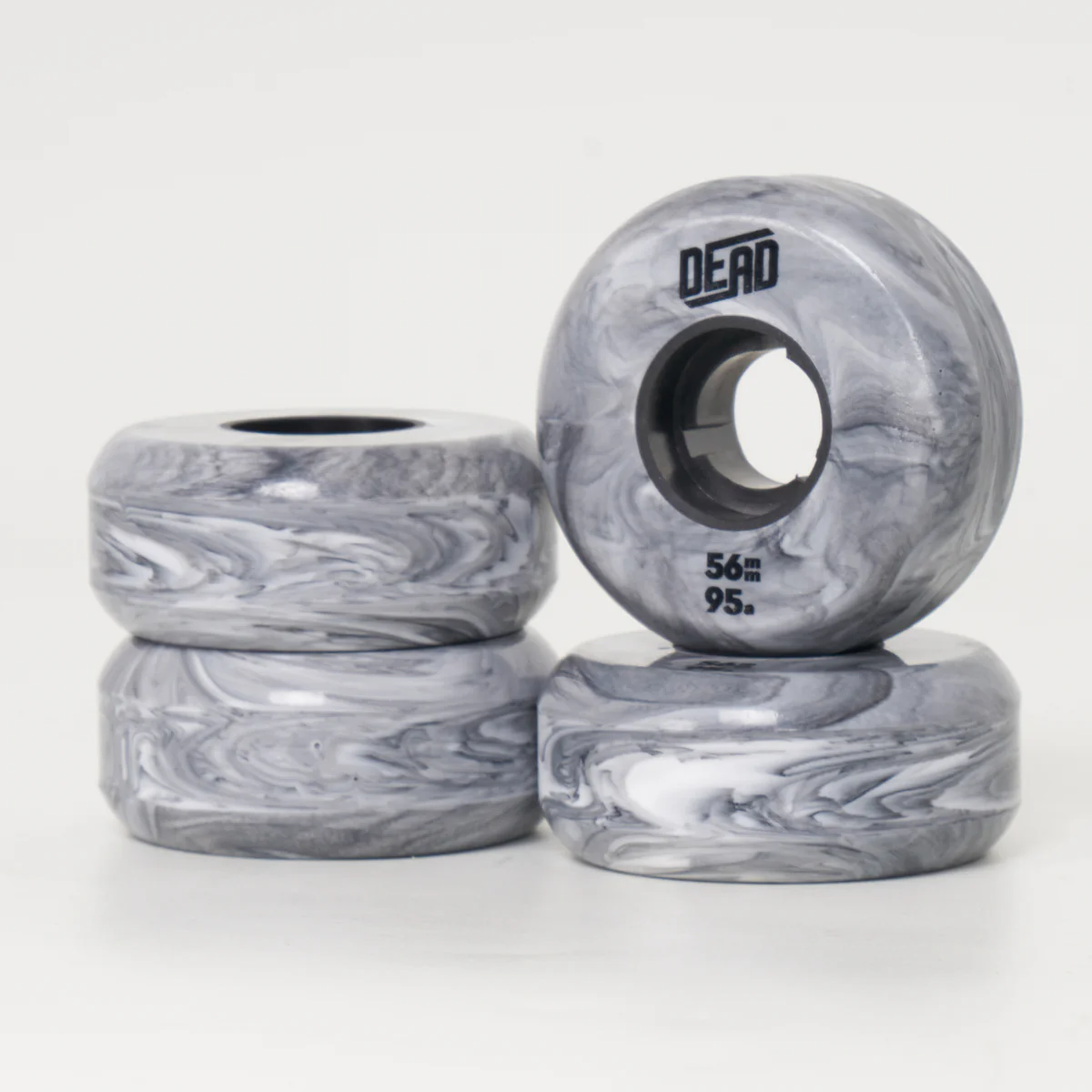 Dead Grey Marble 56mm 95a Wheels - Image 4