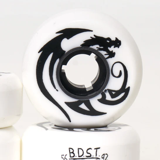 Dead X BDST 56mm 92a Wheels (Black Dragon Skate Team) - Image 4