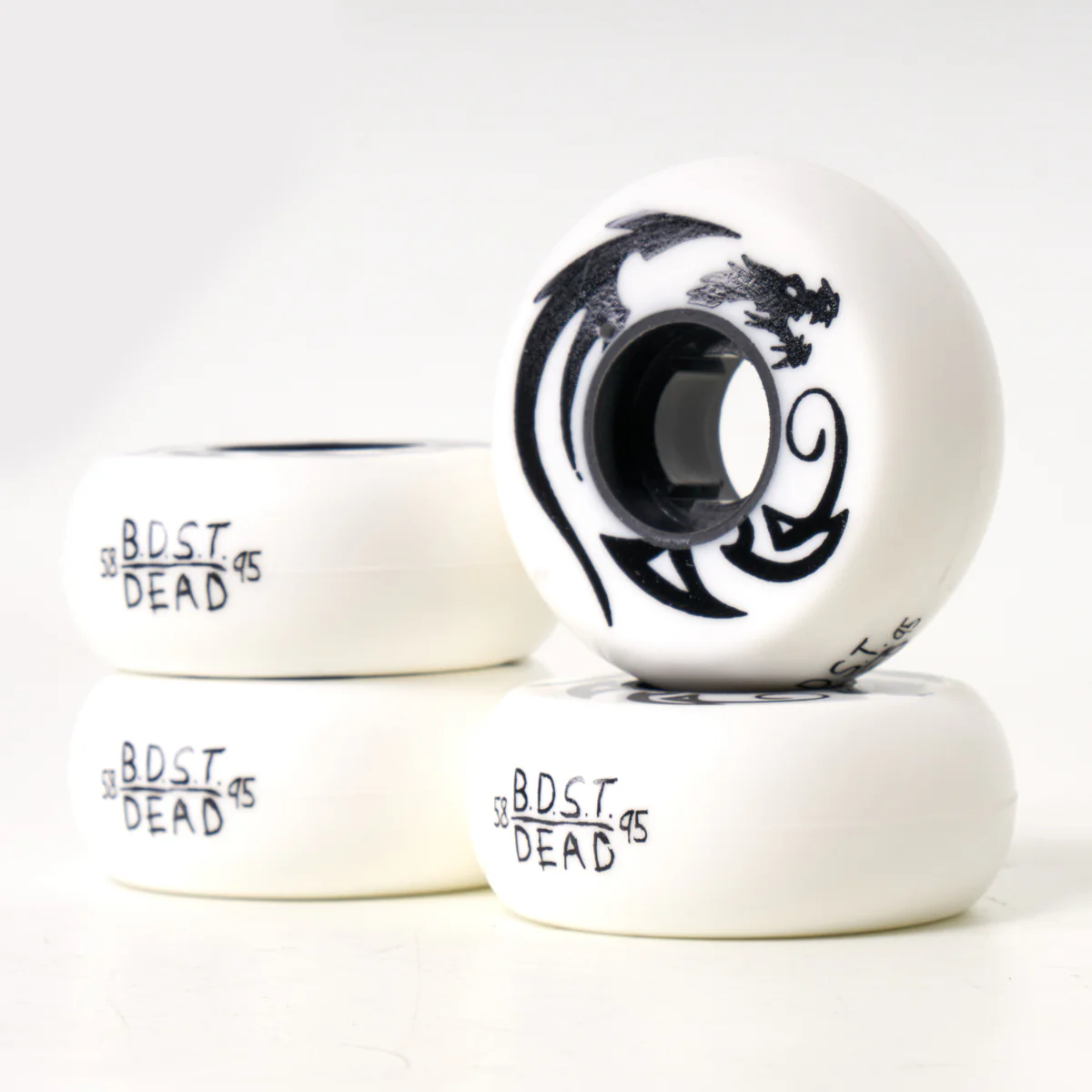 Dead X BDST 58mm 95a Wheels (Black Dragon Skate Team) - Image 3