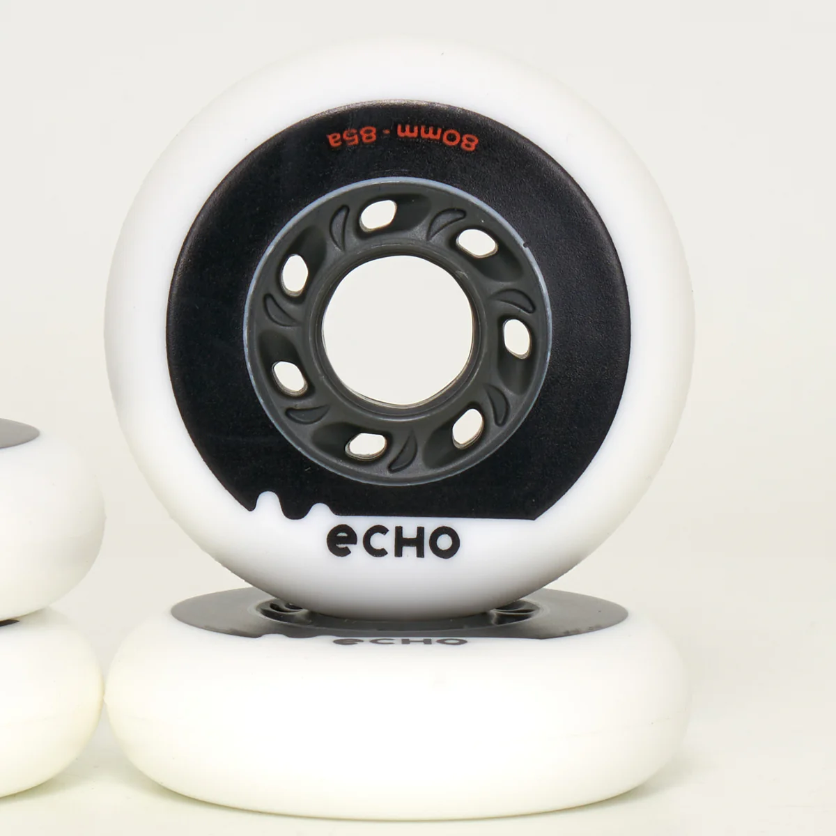 Echo Drift 80mm Wheels - White/Grey (4-Set) - Image 3