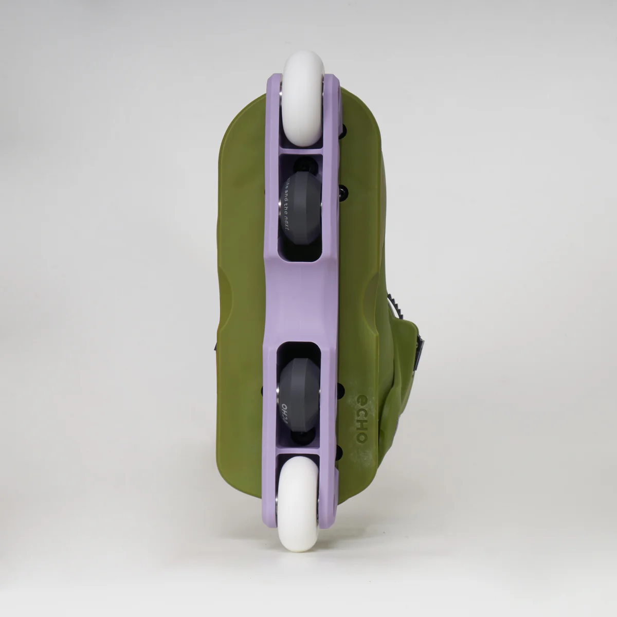 Echo Verve Aggressive Skates - Green / Purple - Image 3