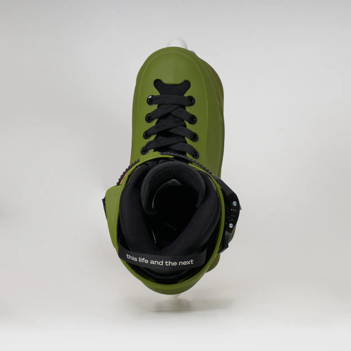 Echo Verve Aggressive Skates - Green / Purple - Image 4