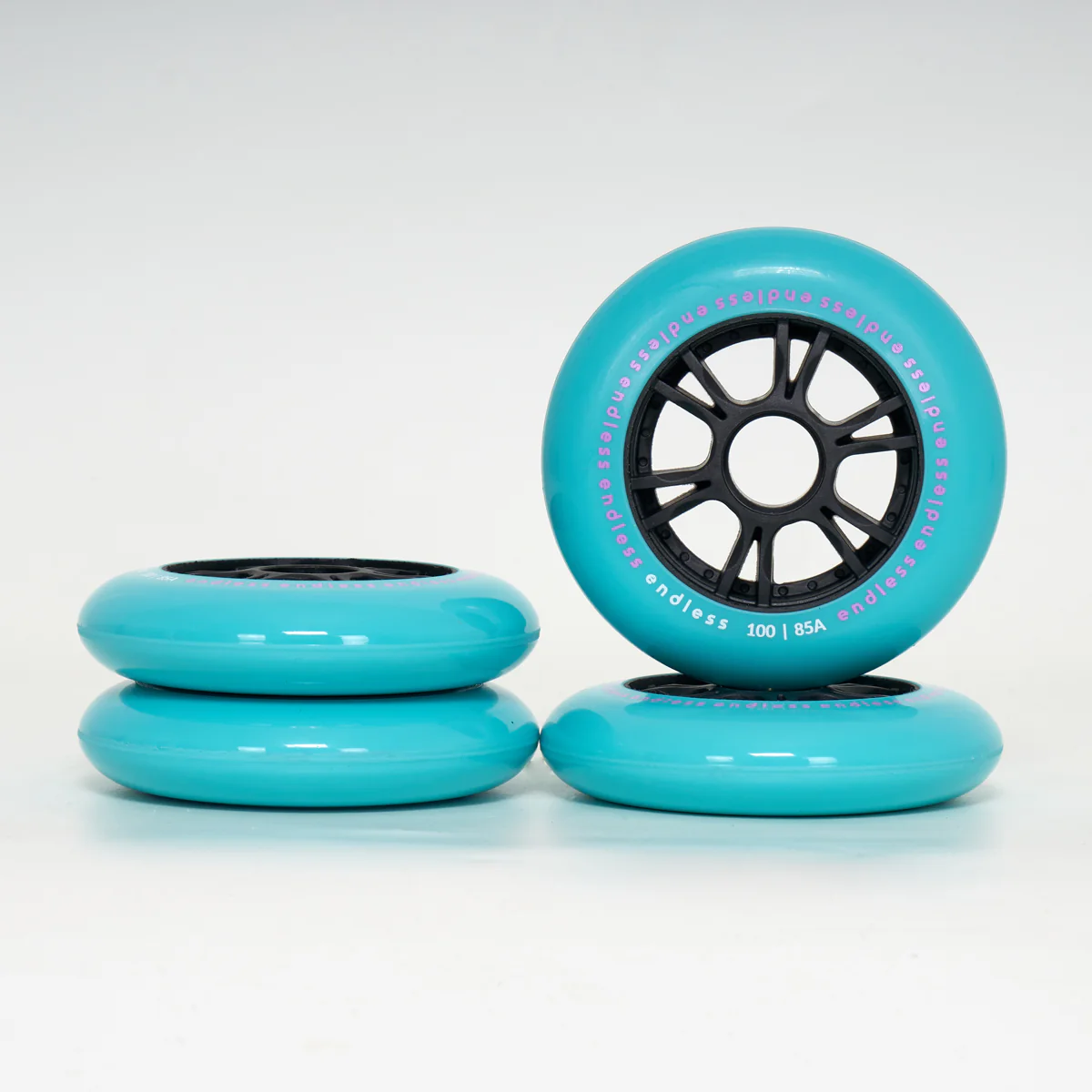 Endless 100mm / 85a Wheels - Miami Blue
