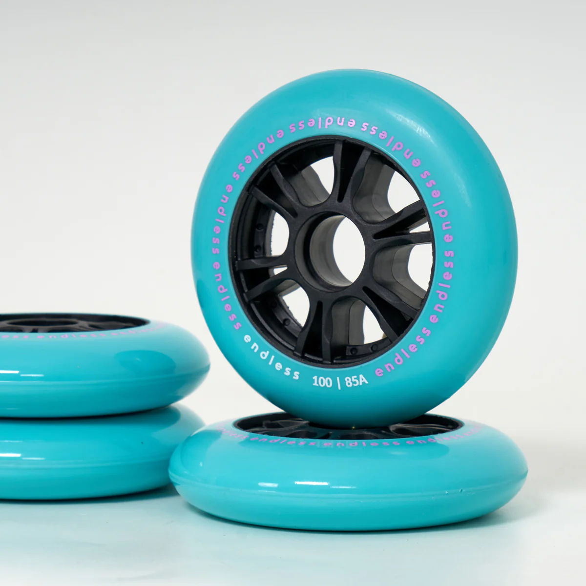Endless 100mm / 85a Wheels - Miami Blue - Image 4