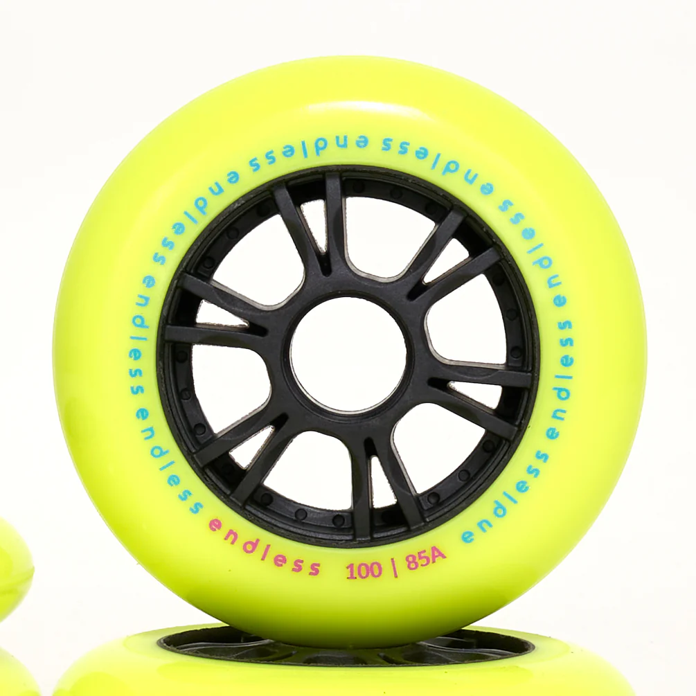 Endless 100mm / 85a Wheels - Yellow - Image 4