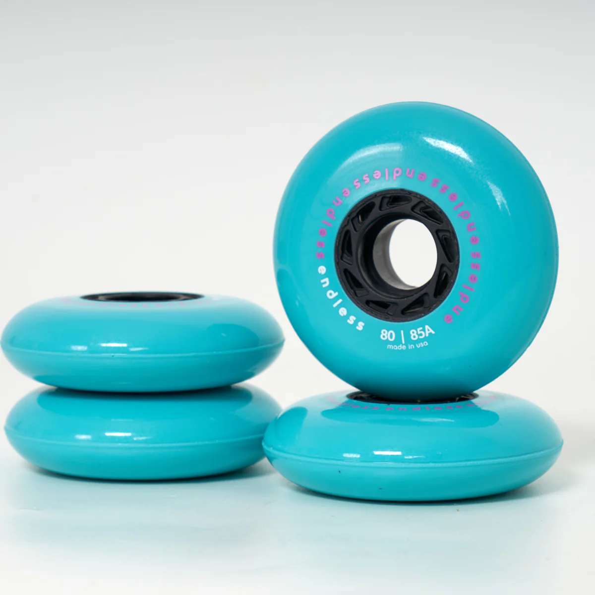 Endless 80mm / 85a Wheels - Miami Blue - Image 3