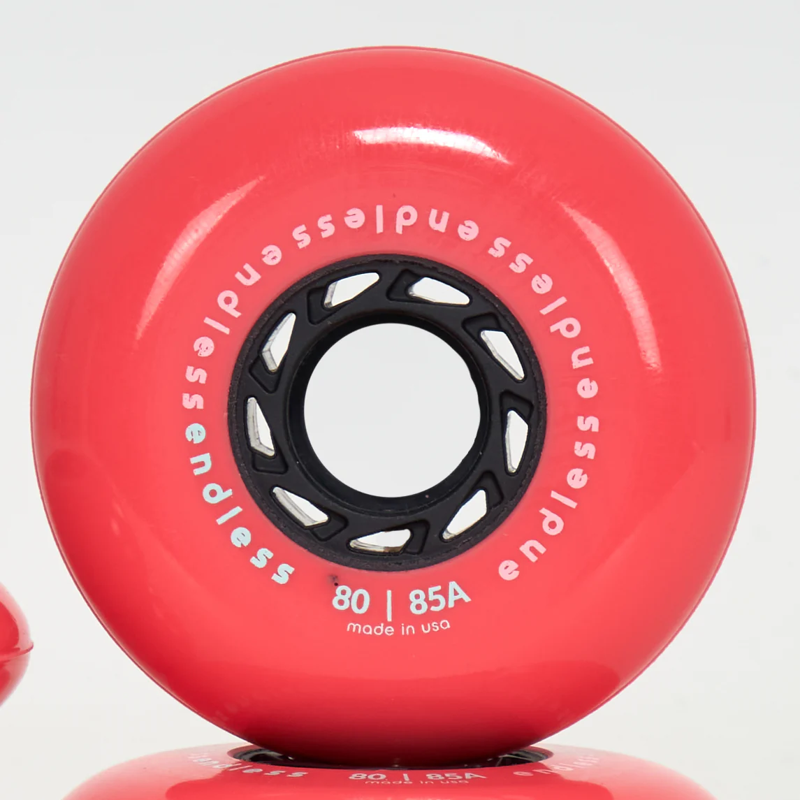 Endless 80mm / 85a Wheels - Neon Coral - Image 4