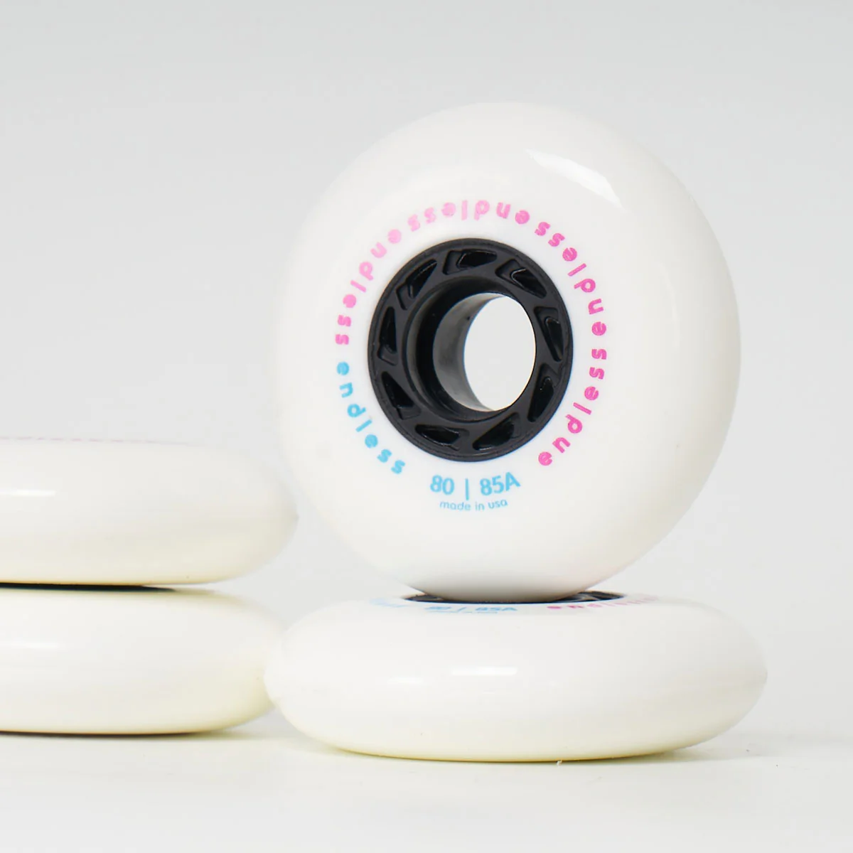 Endless 80mm / 85a Wheels - White - Image 2