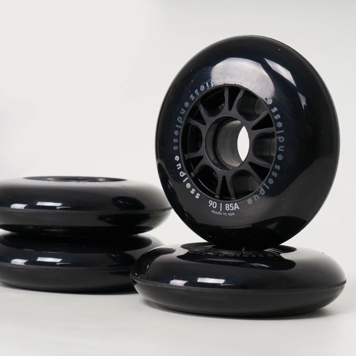 Endless 90mm / 85a Wheels - Black - Image 2