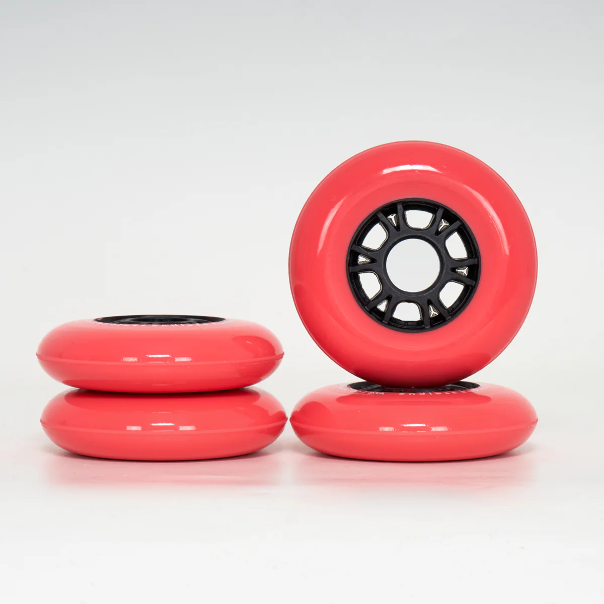 Endless 90mm / 85a Wheels - Neon Coral - Image 2