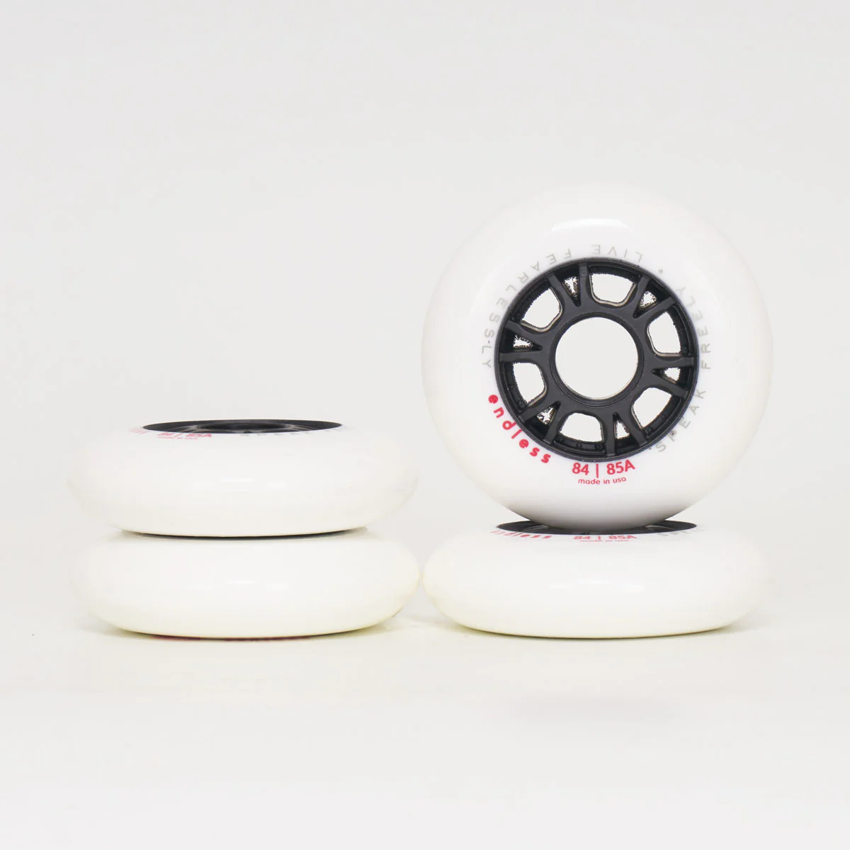 Endless 84mm Wheels - White (Set of 4)