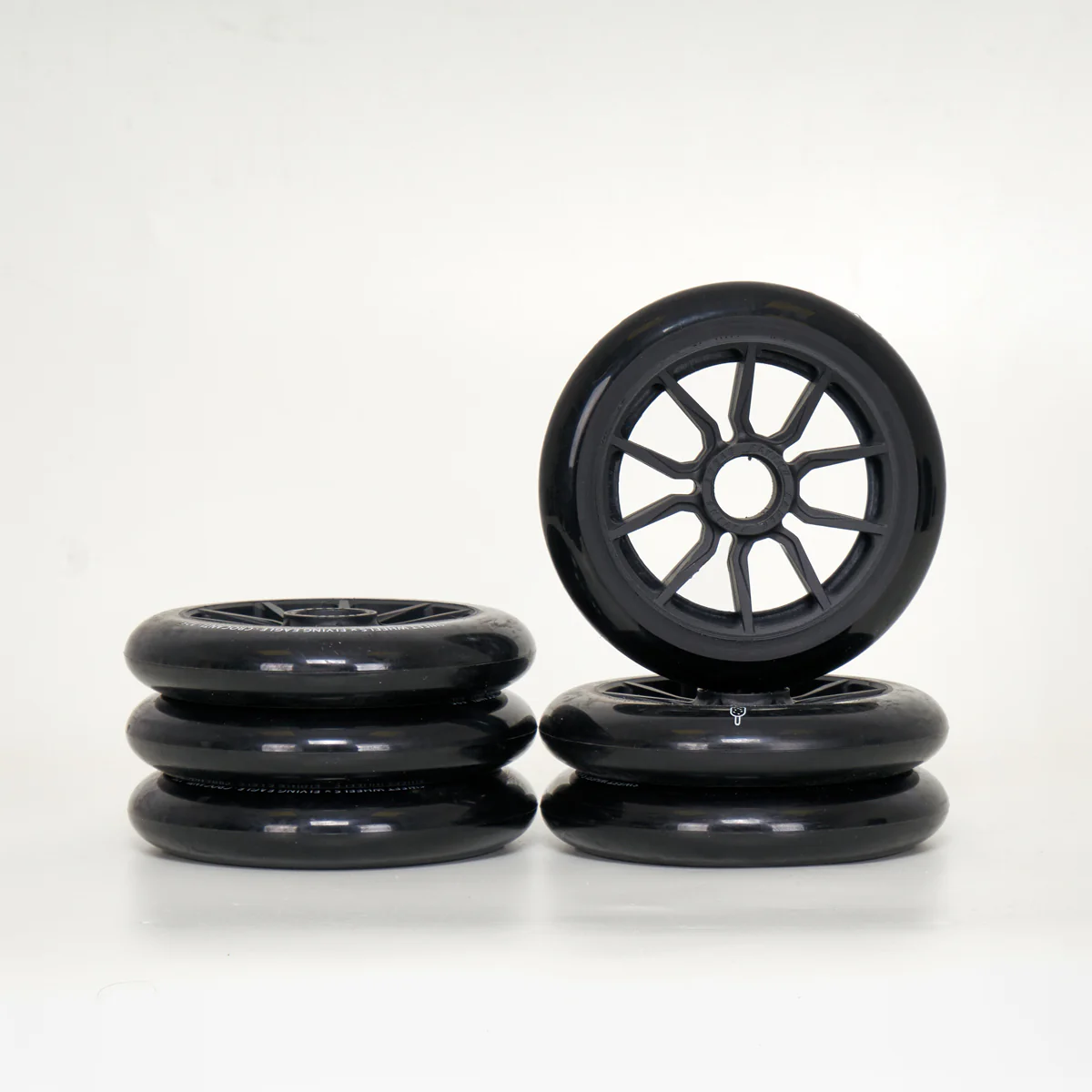 Flying Eagle Crocanti 125mm Wheels - Black (6-Set) - Image 2