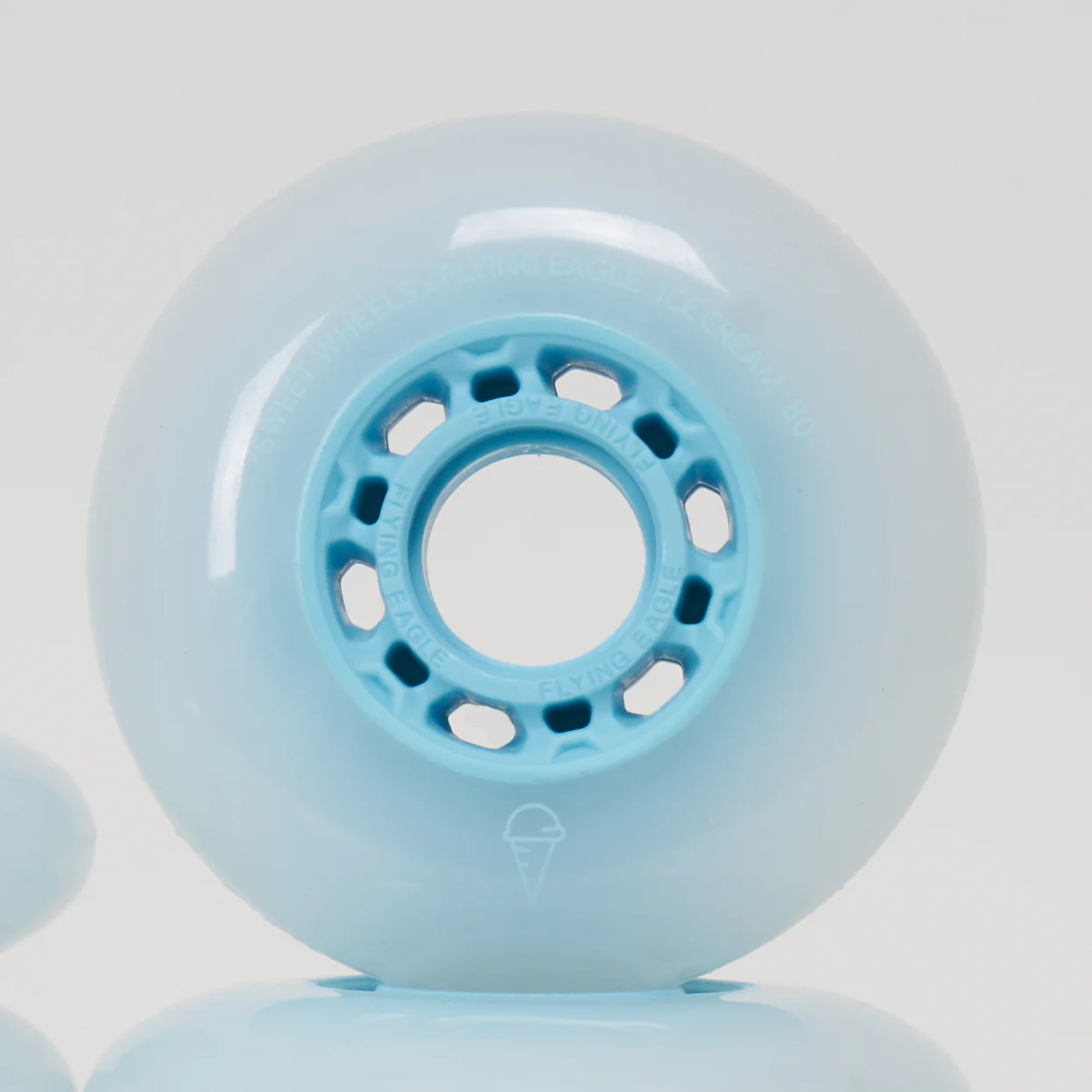 Flying Eagle Ice Cream 80mm Wheels - Blue - Image 2