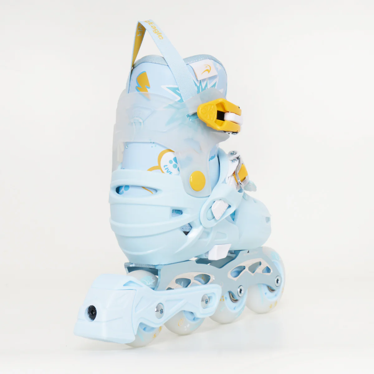 Flying Eagle S6S Pro Kids Skates - Sky Blue - Image 3
