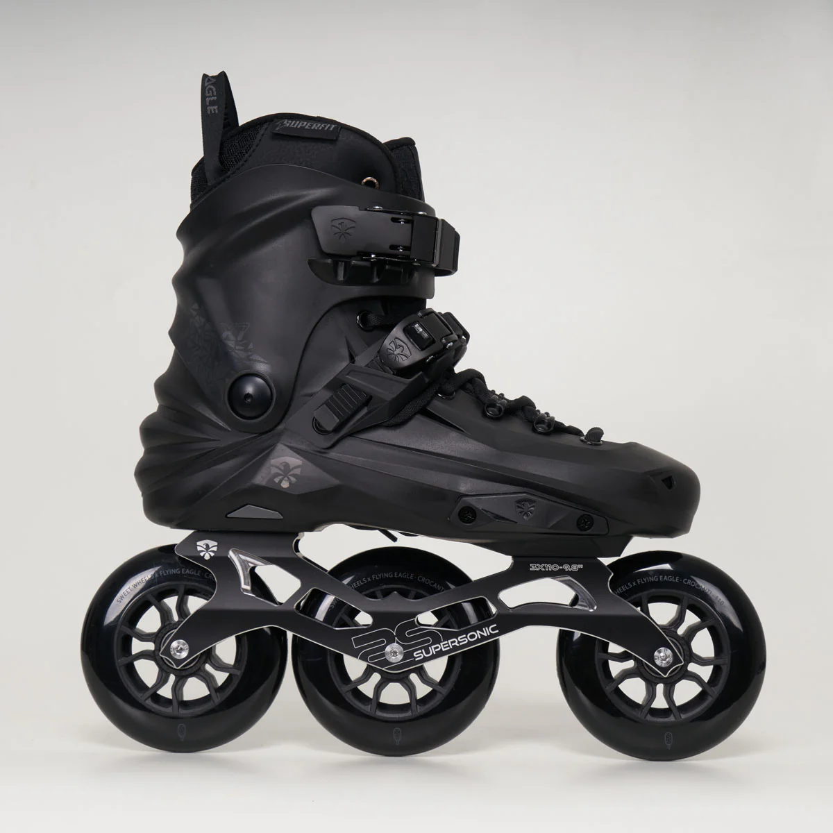 Flying Eagle Reaver 110mm Inline Skates - Unisex - Black