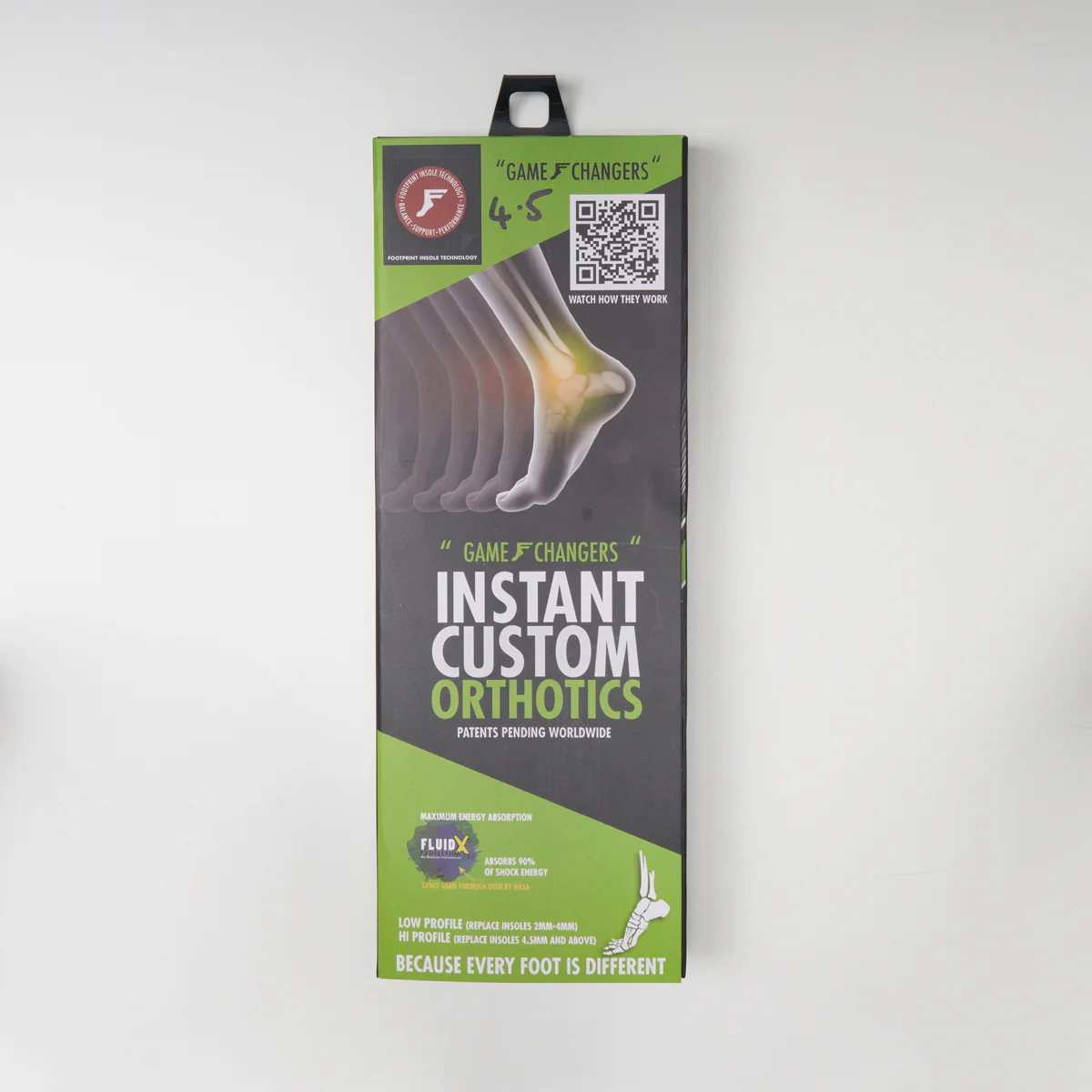 Footprint Gamechanger Insoles - heat mouldable - Dark Grey - Image 4