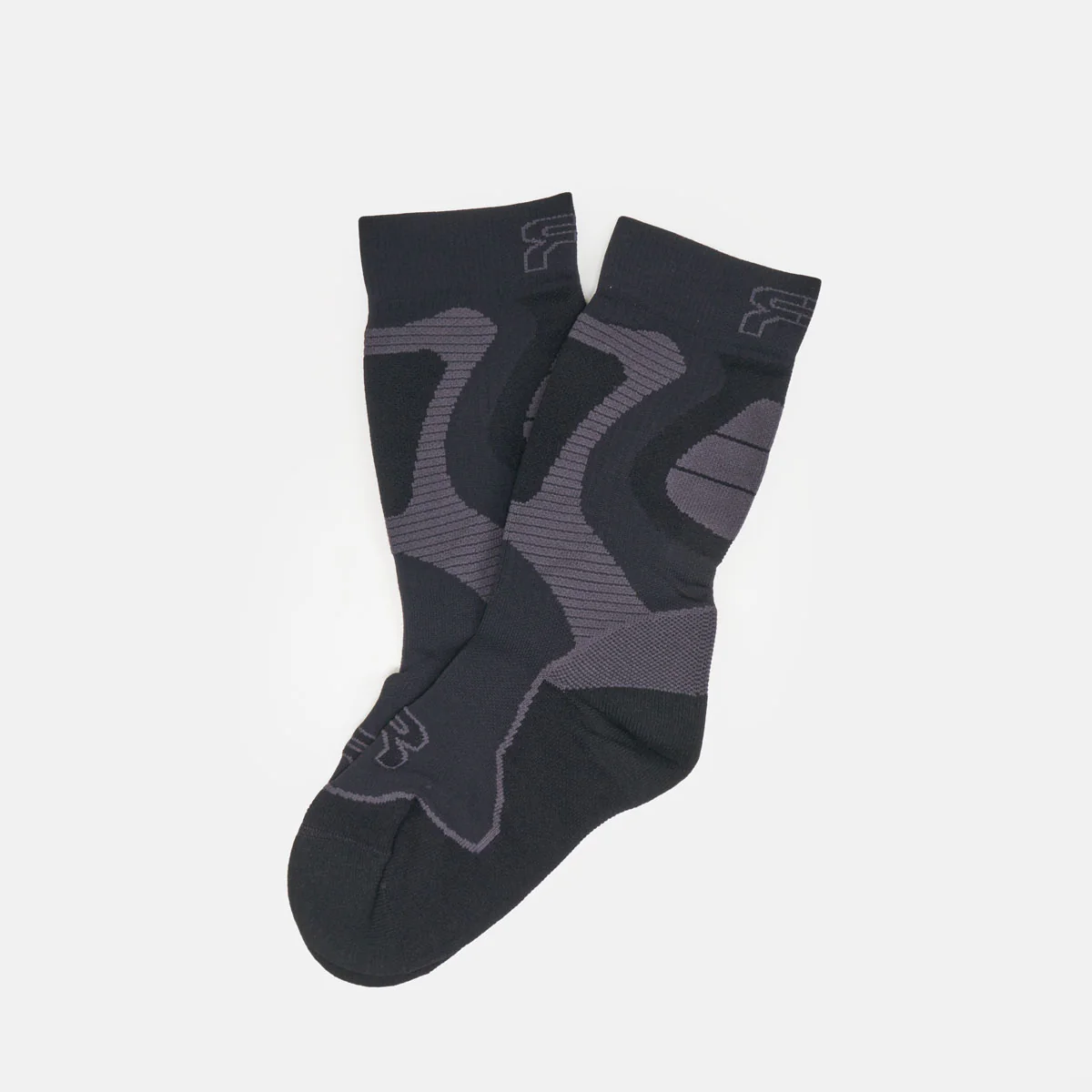 FR Nano Sports sock - Black / Grey - Image 2
