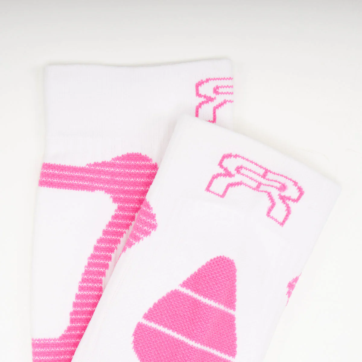 FR Nano Sports sock - White / Pink - Image 4