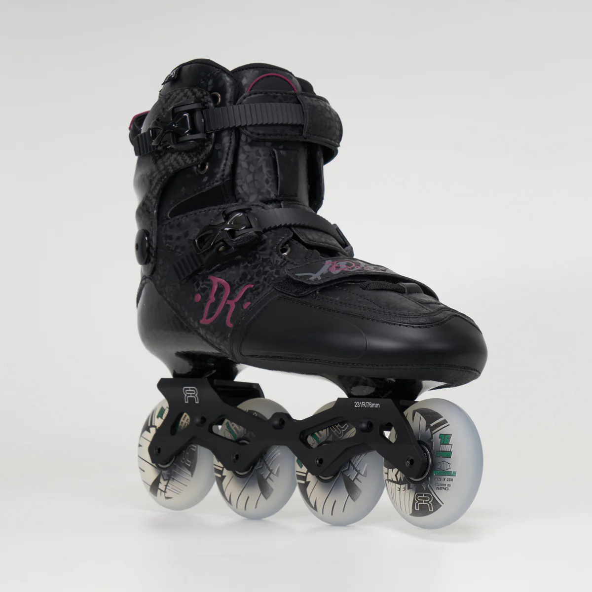 FR Skates Daria Pro Model Inline Skates- Black - Image 2