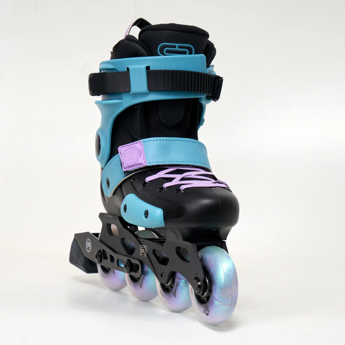 FR Skates FR Junior Adjustable Inline Skates - Unisex - Luminous Black Pearl - Image 2