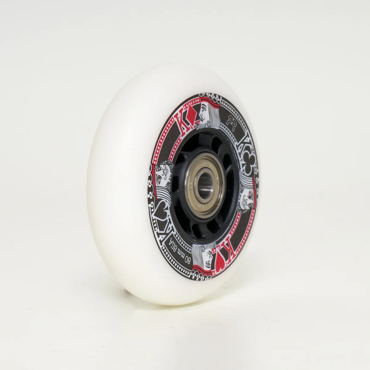 FR Street Kings 80mm Wheels - w/Twincam MW7 Bearings - White (Singles)
