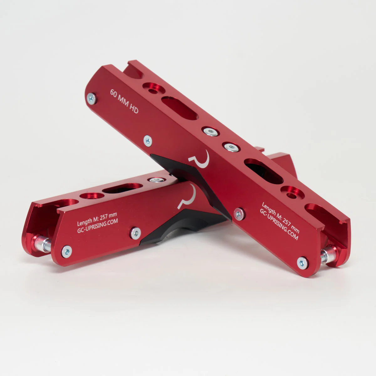Ground Control 60mm HD Frame with Plastic & Aluminium H Block - Red - Image 2