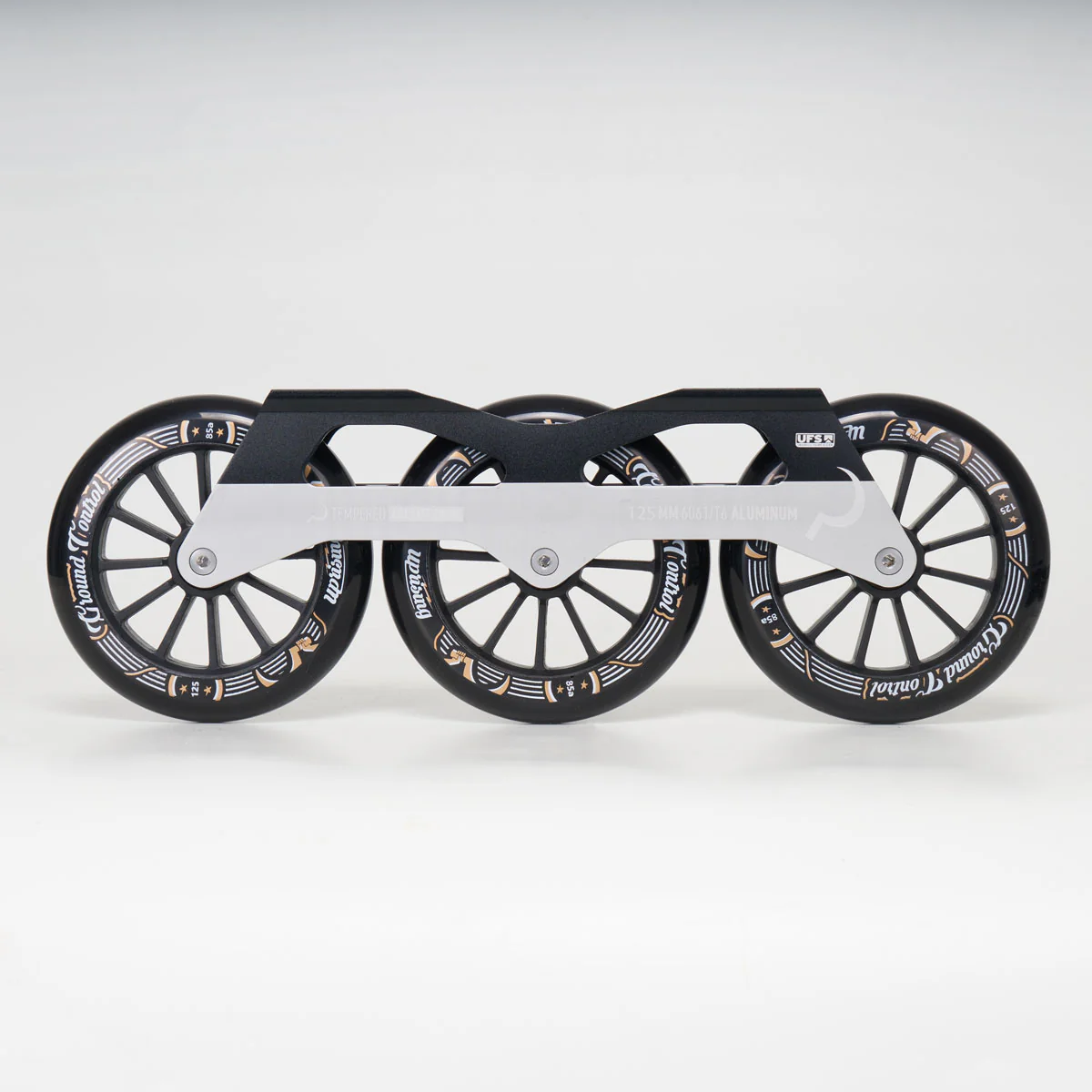 Ground Control Tri Skate UFS Frame V3 125MM  Complete - Black / Silver