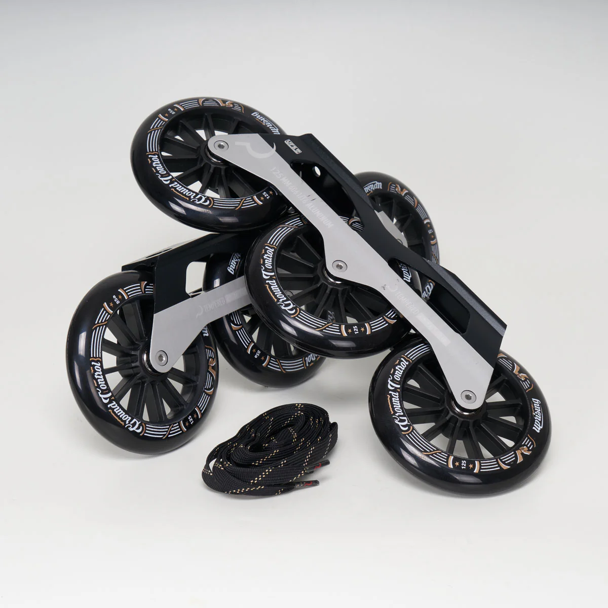 Ground Control Tri Skate UFS Frame V3 125MM  Complete - Black / Silver - Image 2