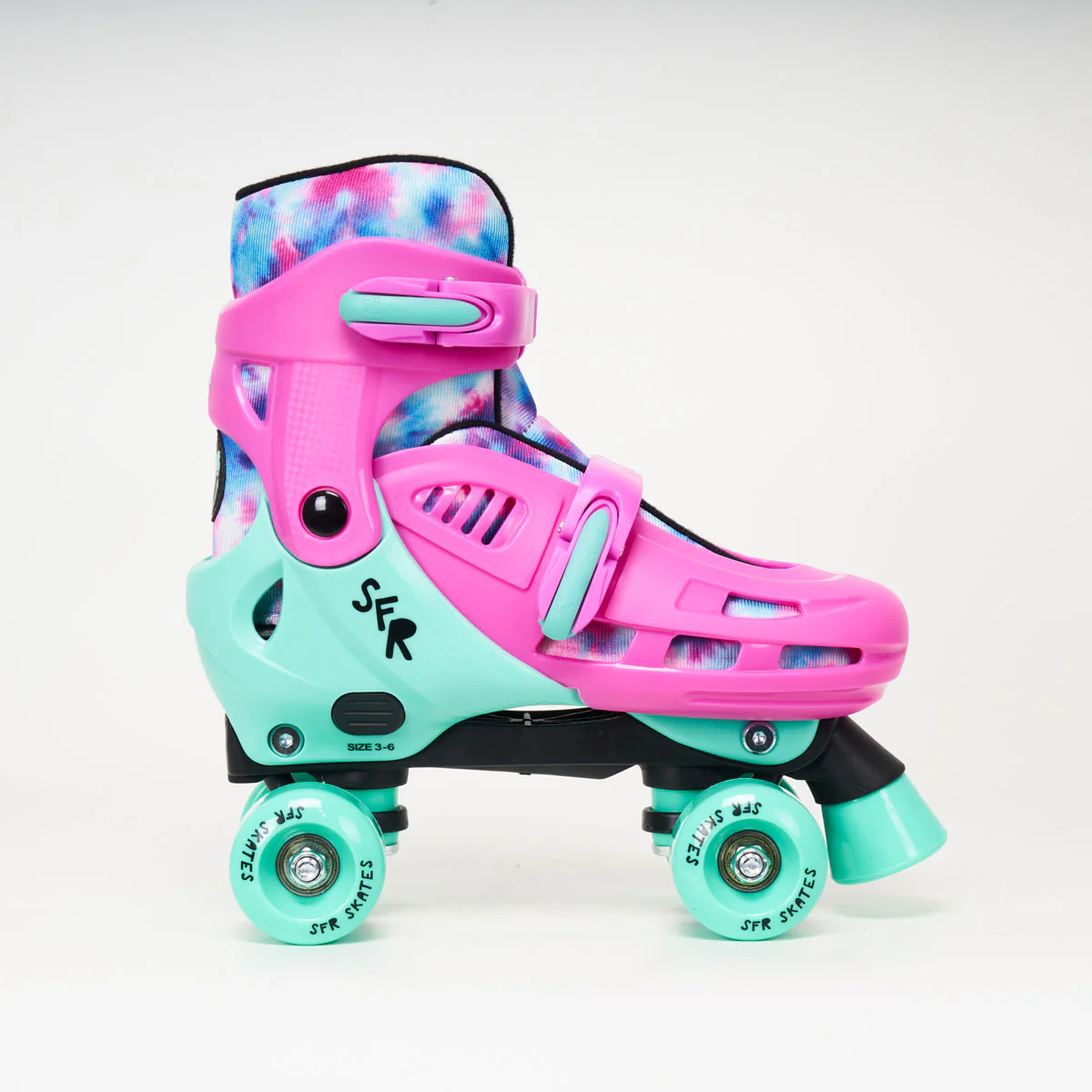 SFR Hurricane IV Tie Dye Junior Adjustable Quad Skates - Image 3